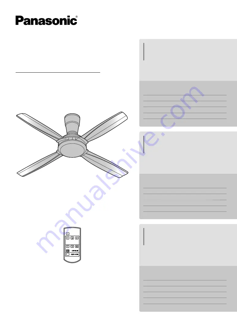 KDK F-M14C5 Operating And Installation Instructions Download Page 1