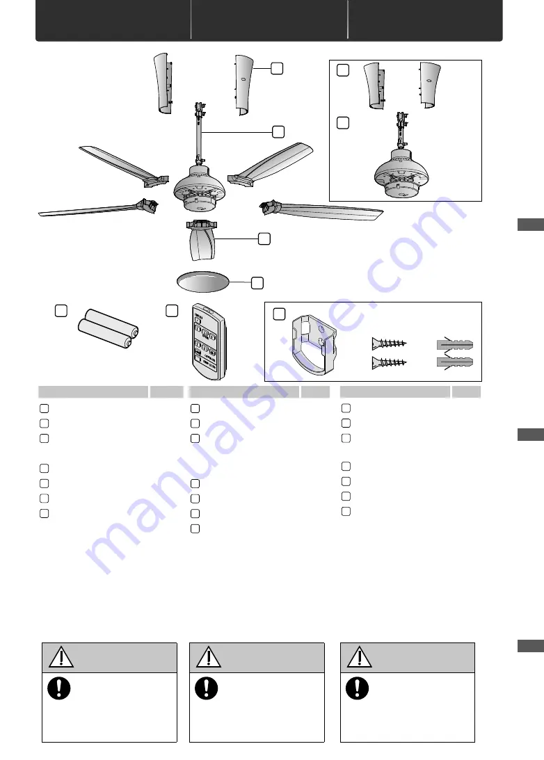 KDK F-M14CZ Operating And Installation Instructions Download Page 9