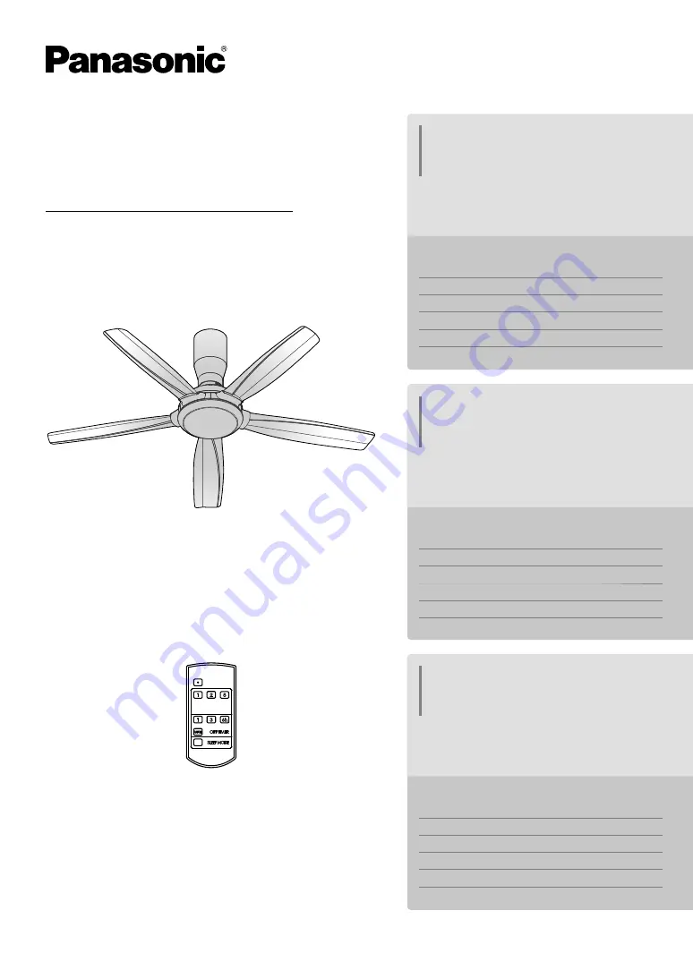 KDK F-M14D5 Operating And Installation Instructions Download Page 1