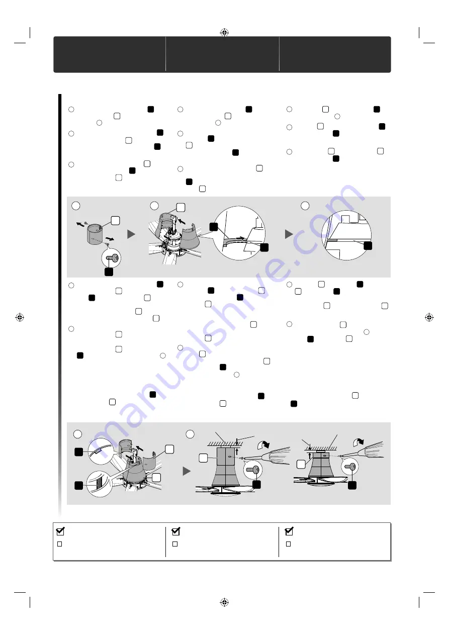 KDK F-M15H5 Operating And Installation Instructions Download Page 14