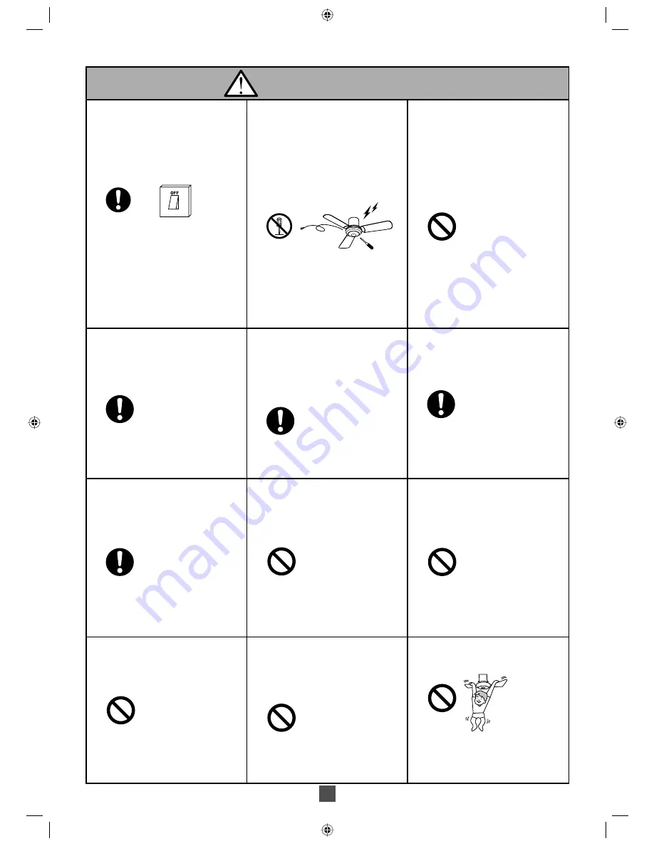 KDK K11Z1 Operating And Installation Instructions Download Page 3