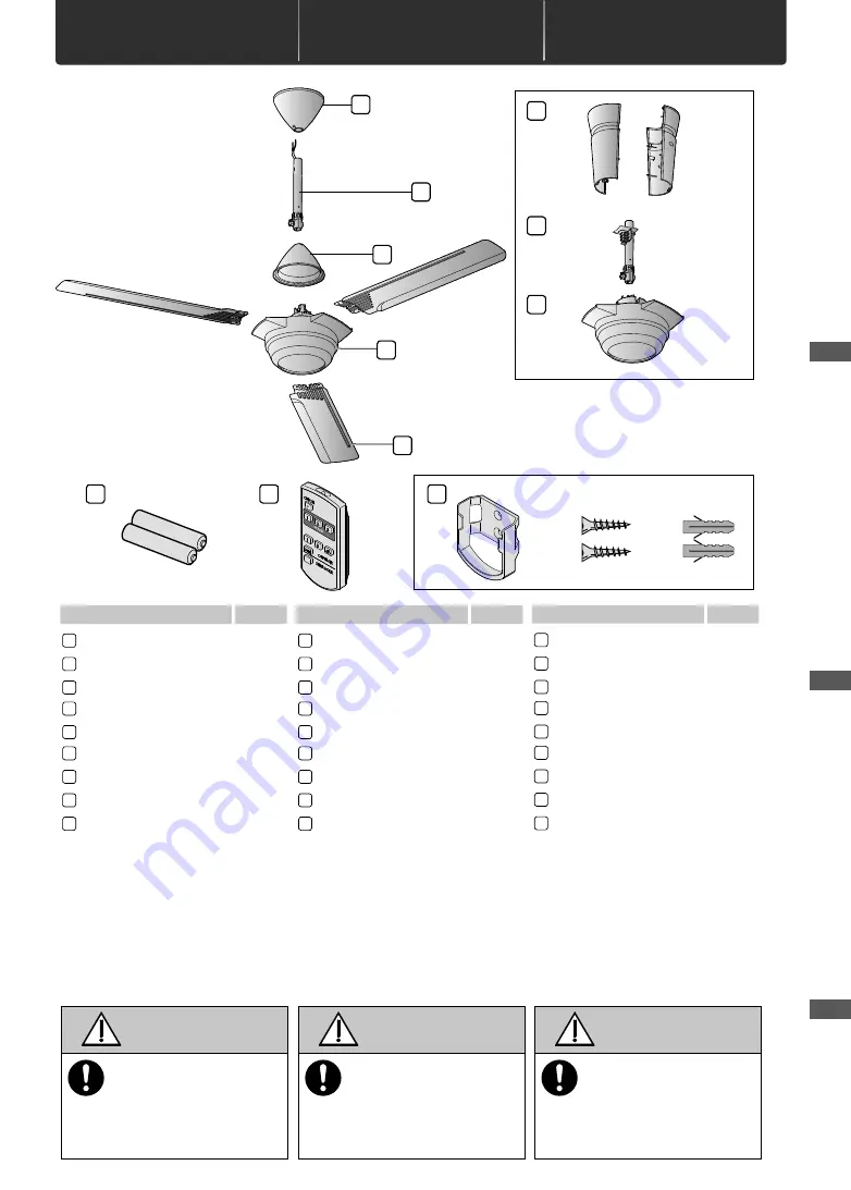 KDK K14XF Operating And Installation Instructions Download Page 9