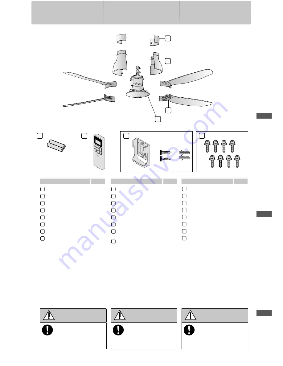 KDK K14ZW Operating And Installation Instructions Download Page 5