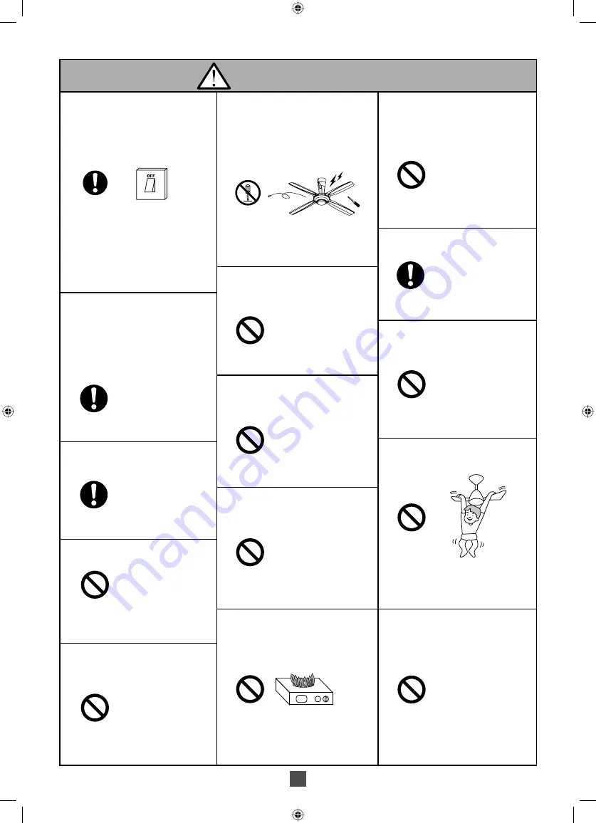 KDK M56PR Operating And Installation Instructions Download Page 3