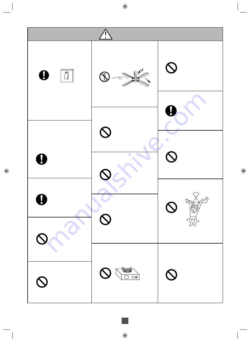 KDK M56QR Operating And Installation Instructions Download Page 3