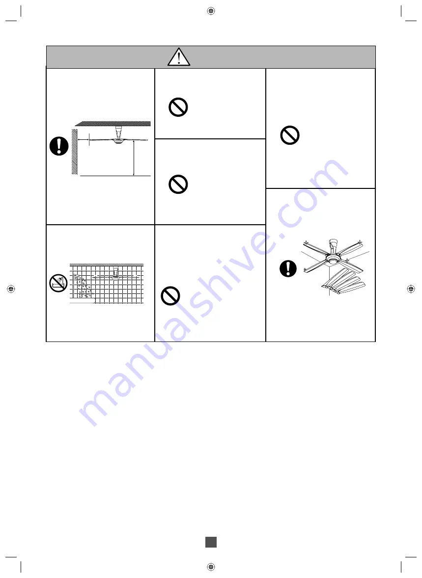 KDK M56QR Operating And Installation Instructions Download Page 4