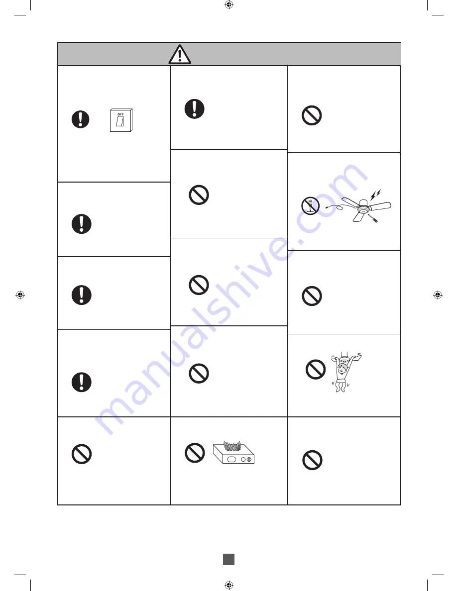 KDK R48SP Operating And Installation Instructions Download Page 3