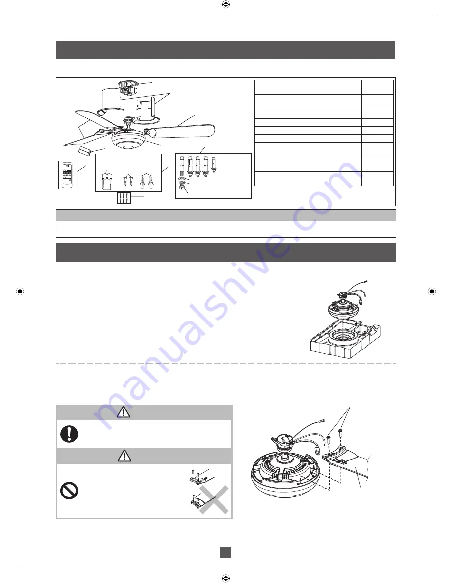 KDK R48SP Operating And Installation Instructions Download Page 5