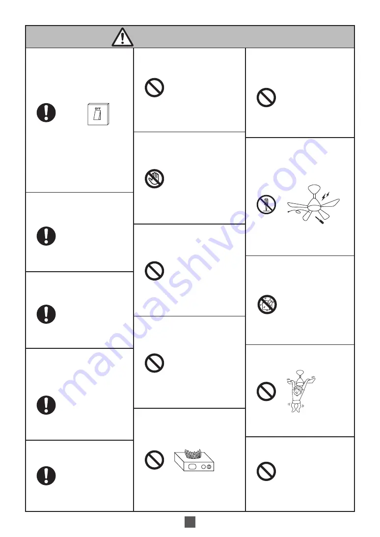 KDK S44XU Operating And Installation Instructions Download Page 3