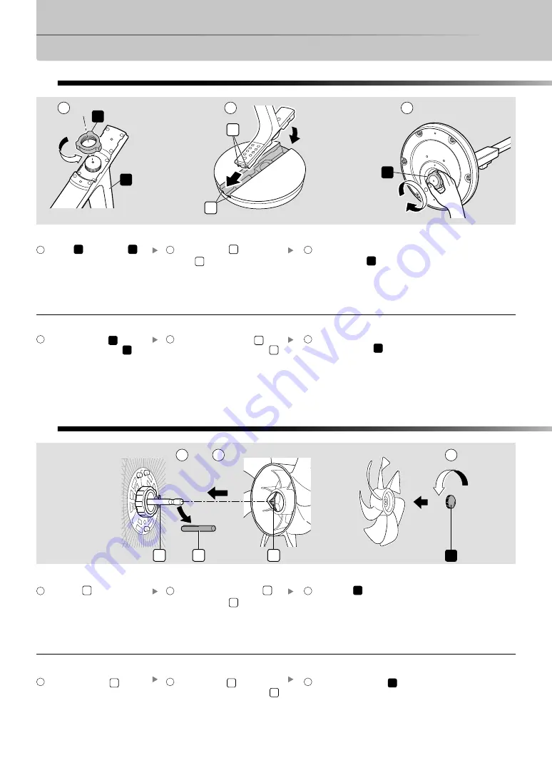 KDK SM30H Operating Instructions Manual Download Page 8