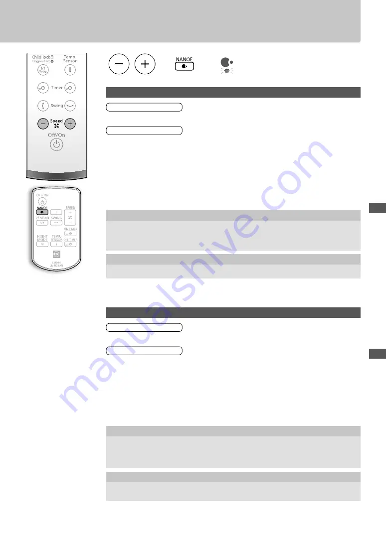 KDK SM30H Operating Instructions Manual Download Page 15