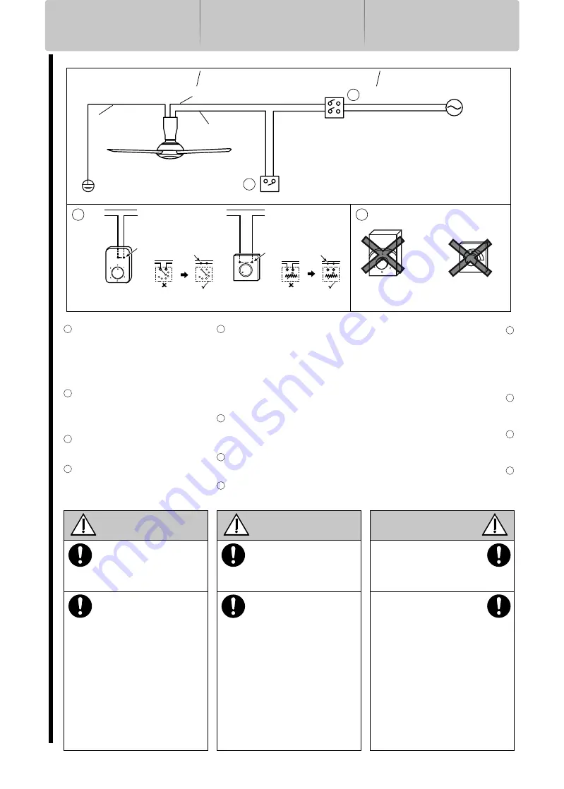 KDK U56PR Operating And Installation Instructions Download Page 8