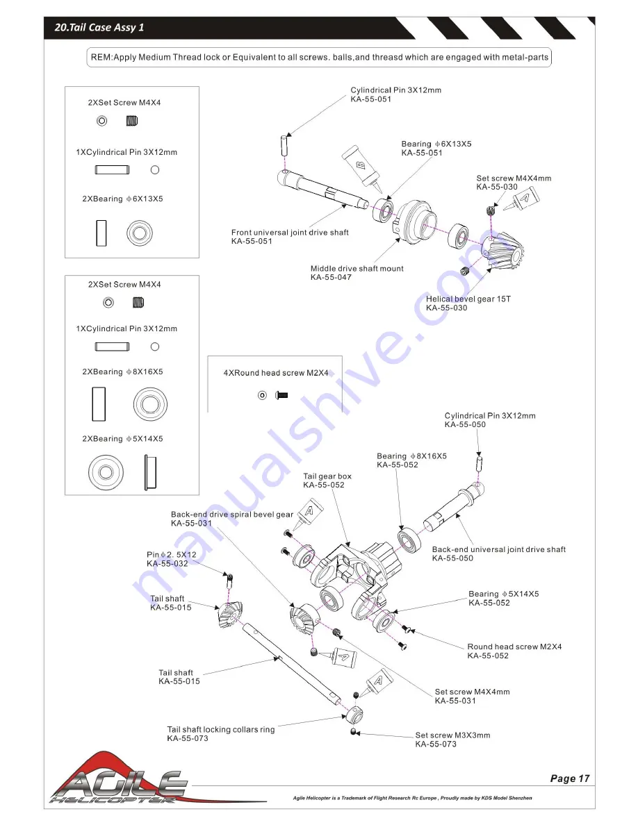 KDS Agile 5.5 Instruction Manual Download Page 18