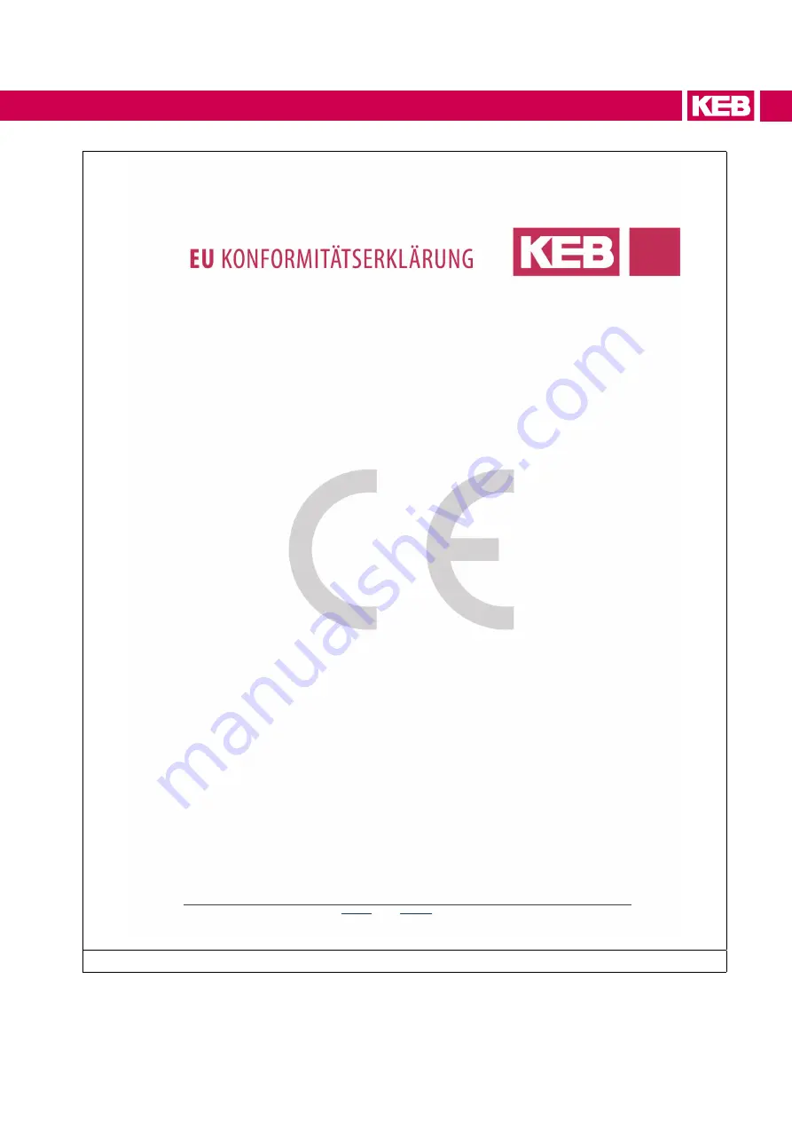 KEB COMBINORM B Instructions For Use Manual Download Page 43