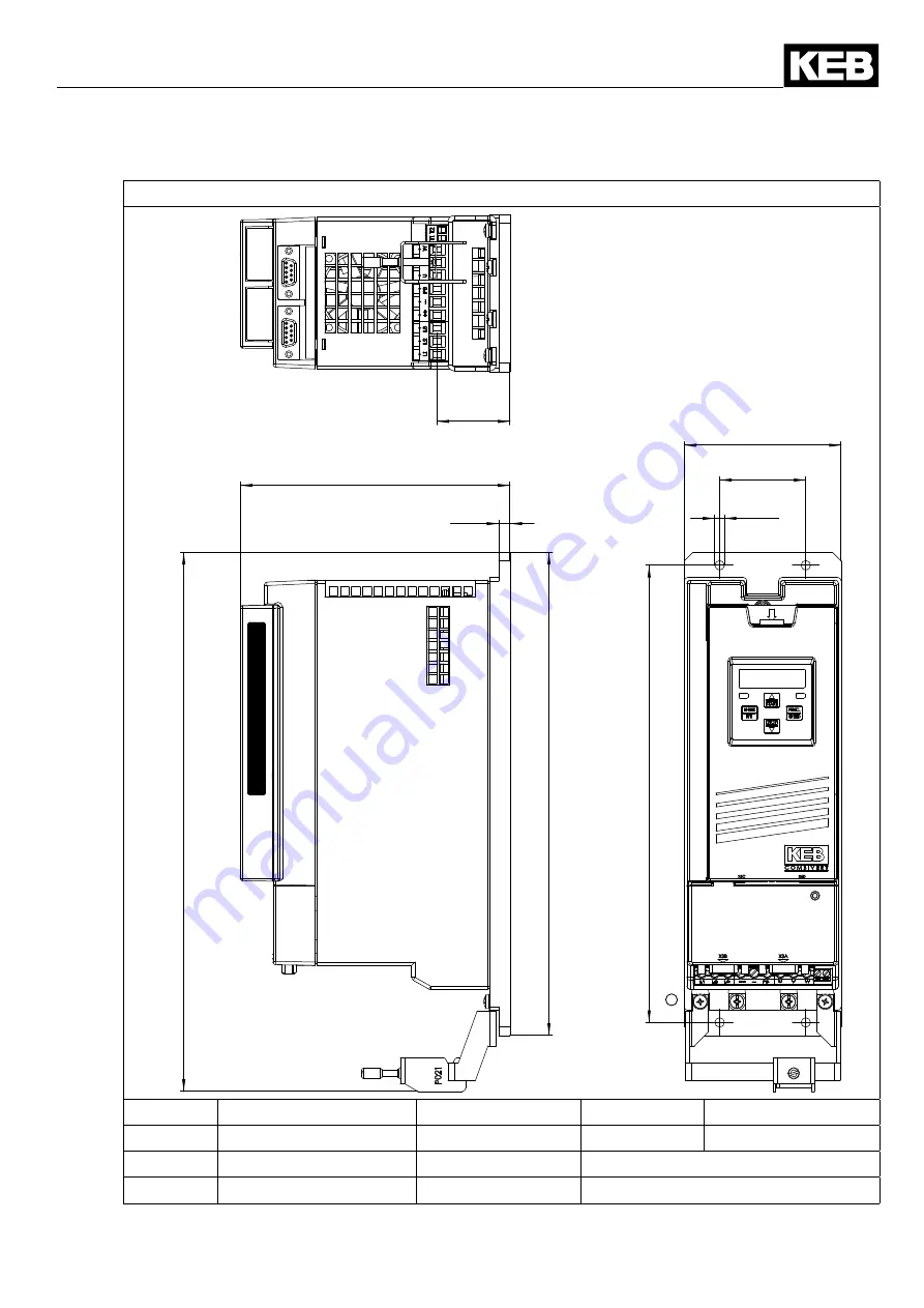 KEB COMBIVERT F5 Instruction Manual Download Page 17