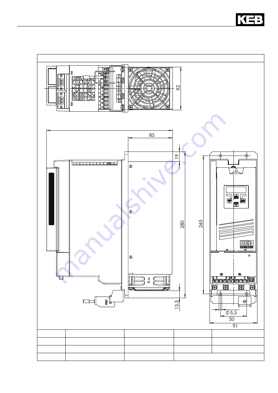 KEB COMBIVERT F5 Instruction Manual Download Page 19