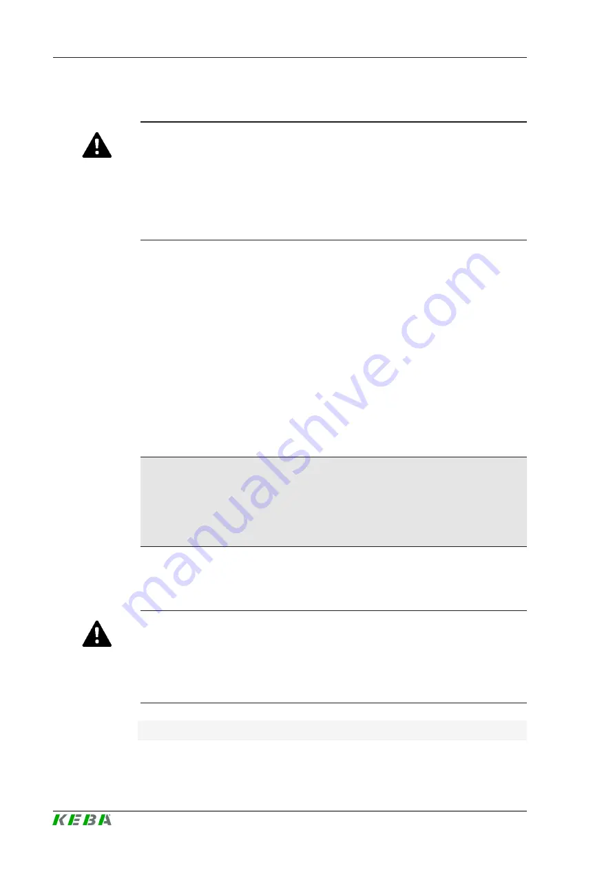 Keba KeContact M20 Quick Start Manual Download Page 124