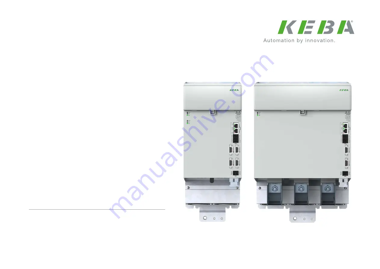 Keba KeDrive D3-DA BG3 Operation Manual Download Page 1