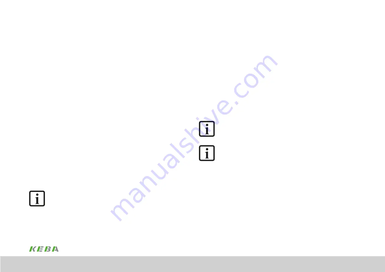 Keba KeDrive D3-DA BG3 Operation Manual Download Page 15