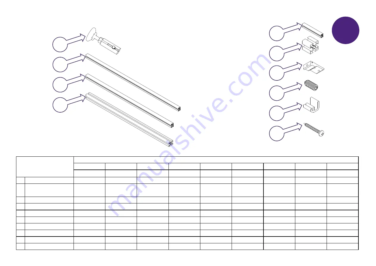 KEENCUT BenchTop Bench BTB110 Assembly Manual Download Page 4