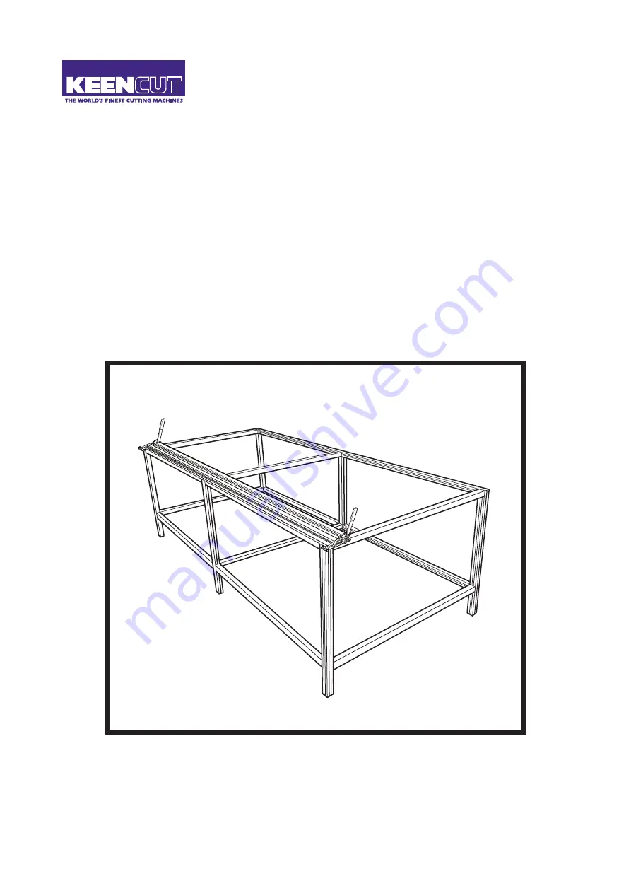 KEENCUT Evolution Bench Assembly Instructions Manual Download Page 1