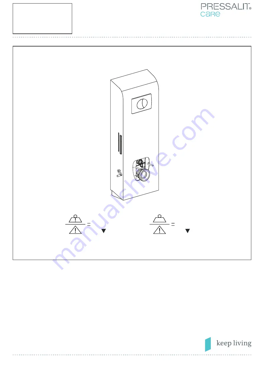 keep living Pressalit Care R8073 Mounting Instruction Download Page 7