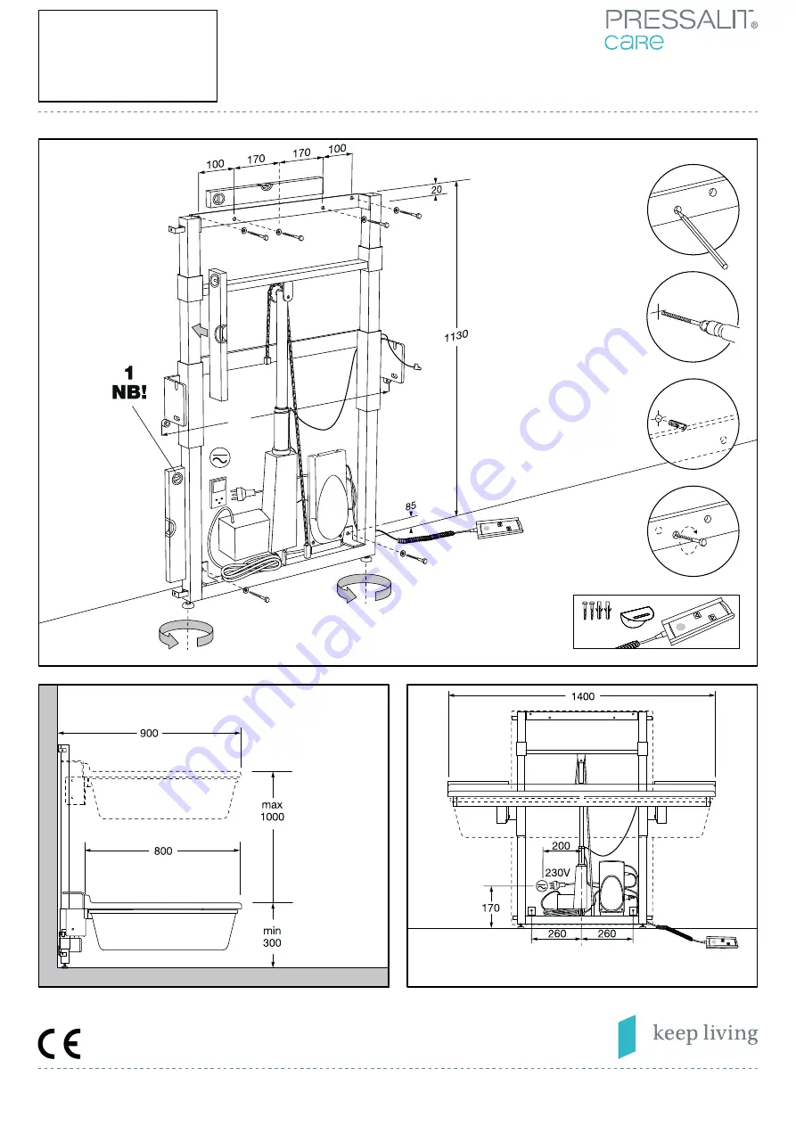 keep living R8662 Mounting Instruction Download Page 8