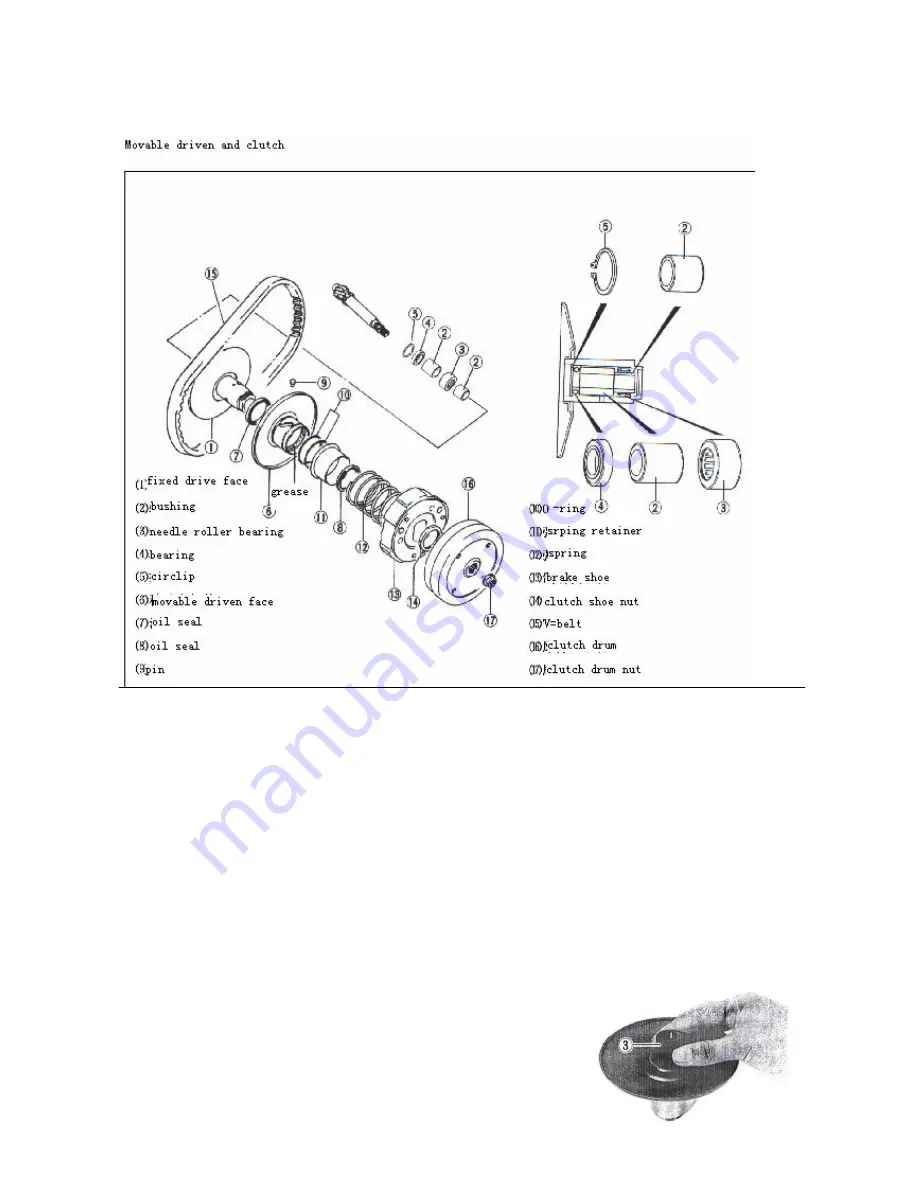 KEEWAY Focus Maintenance Manual Download Page 49