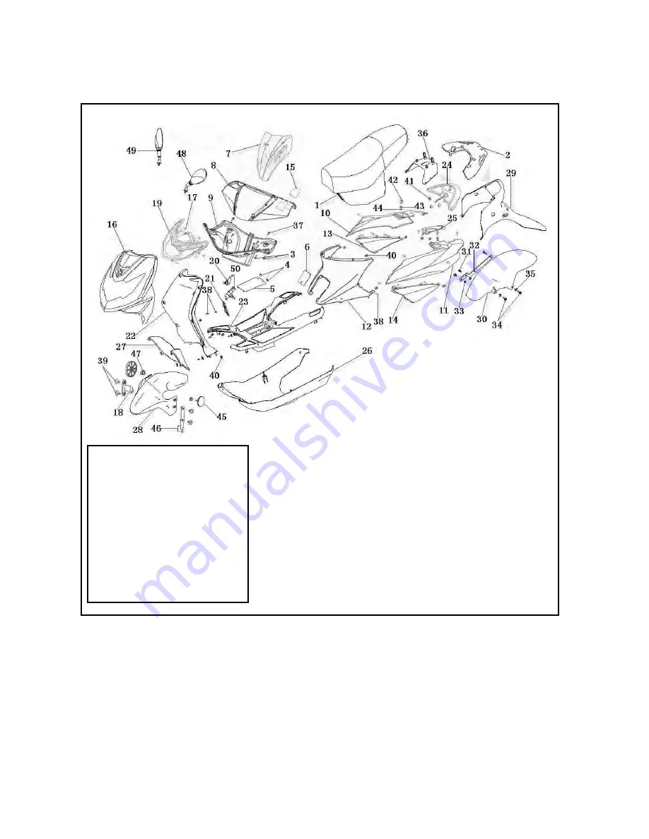 KEEWAY QJ50T-21U Maintenance Manual Download Page 87