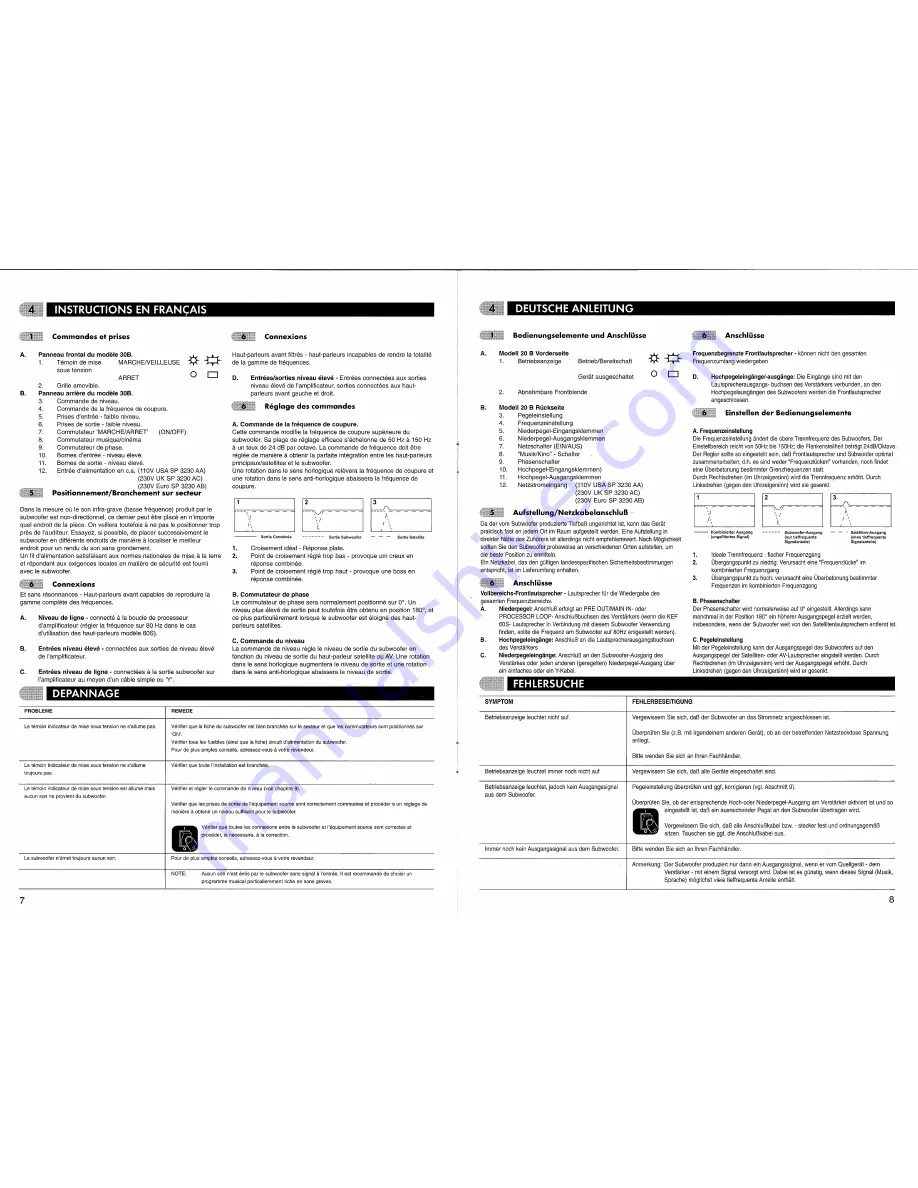 KEF 30B Installation Manual Download Page 6