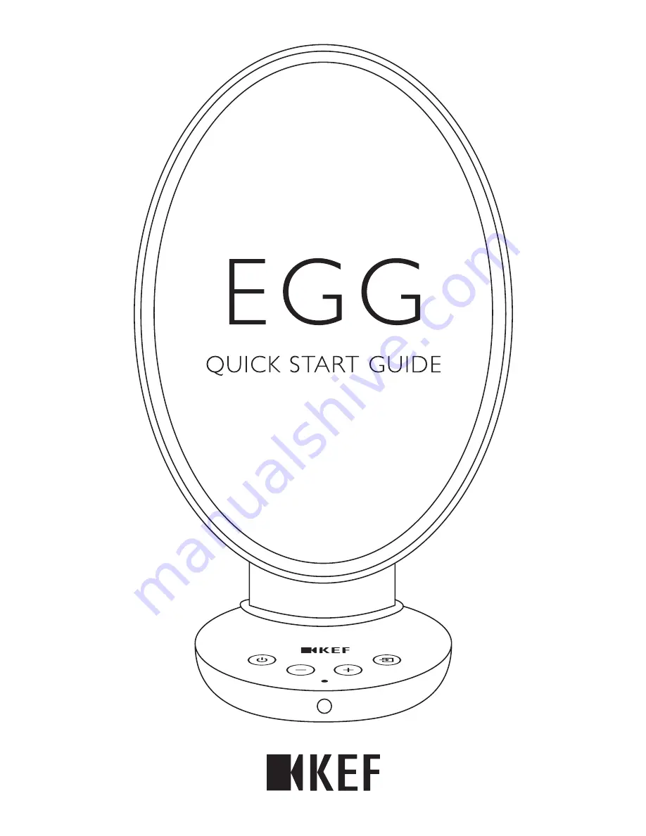 KEF EGG Quick Start Manual Download Page 1