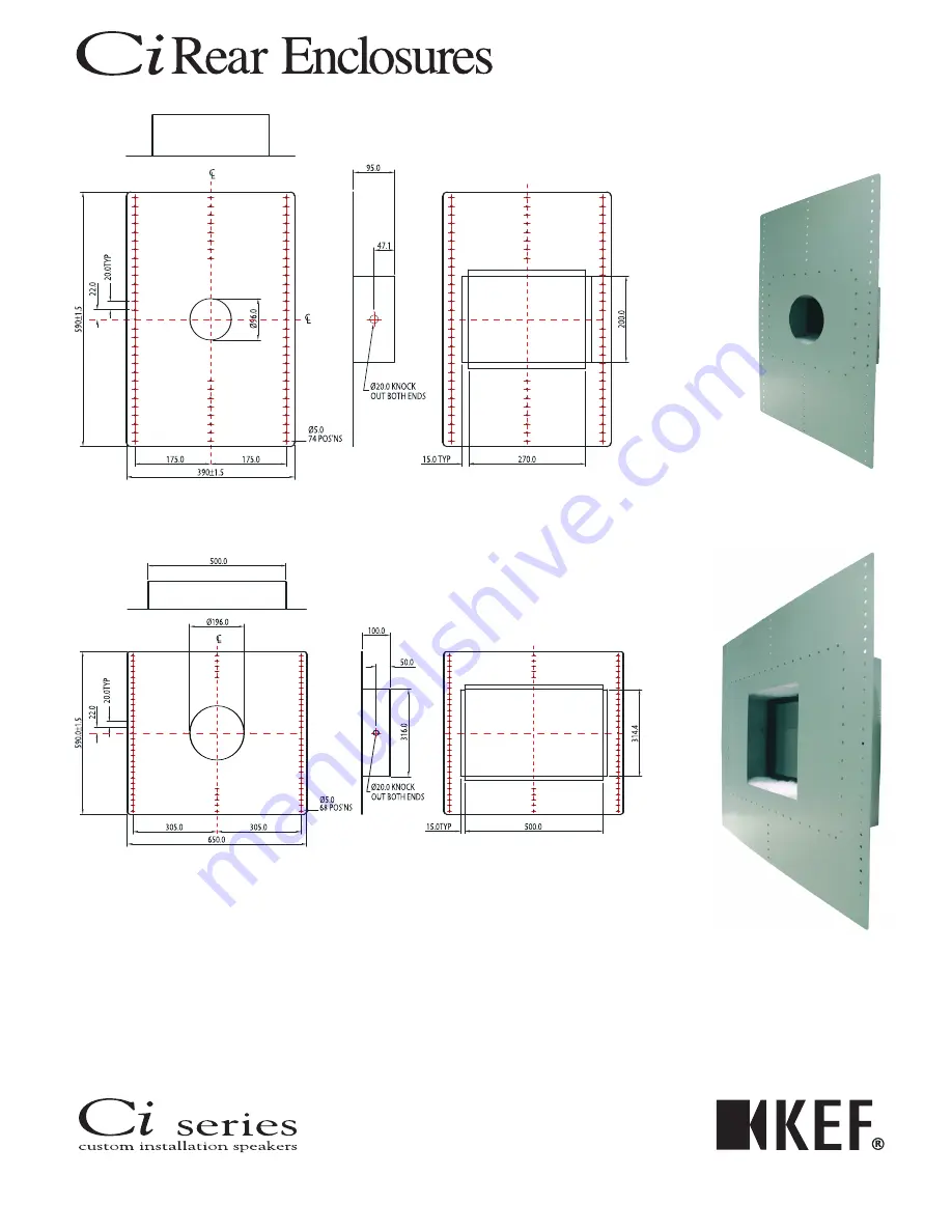 KEF KEF Ci 200.2QS Information Sheet Download Page 1