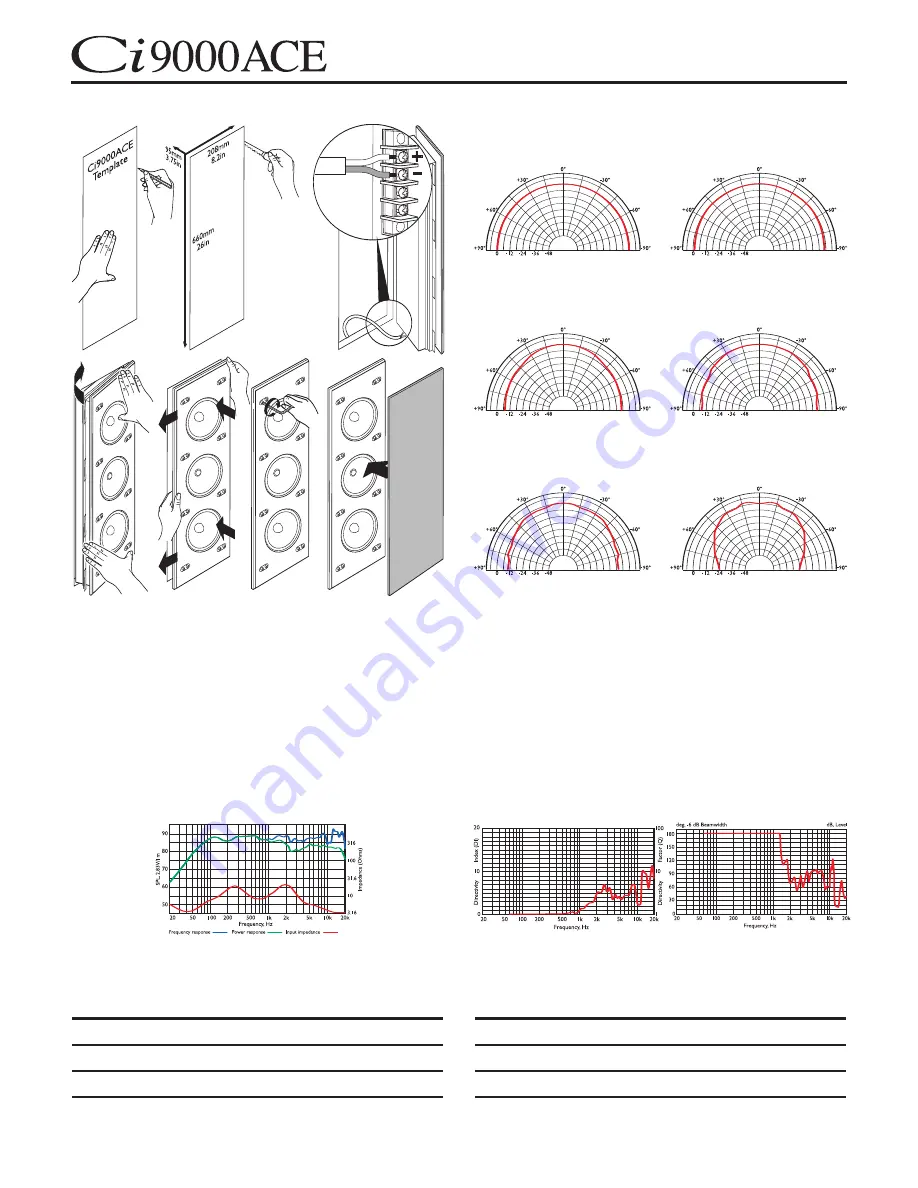 KEF KEF CI9000ACE Information Sheet Download Page 2