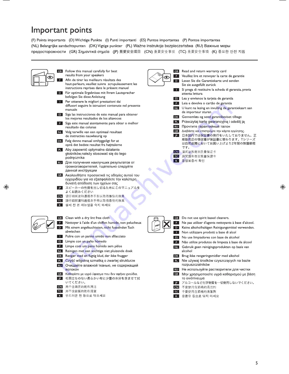 KEF TIO I User & Installation Manual Download Page 5