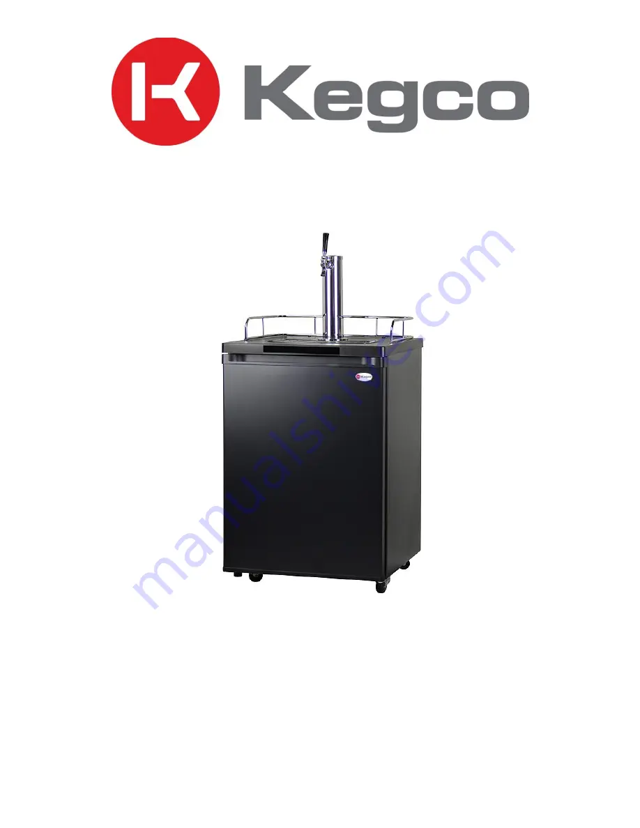 Kegco MDK-209 Instruction Manual Download Page 1