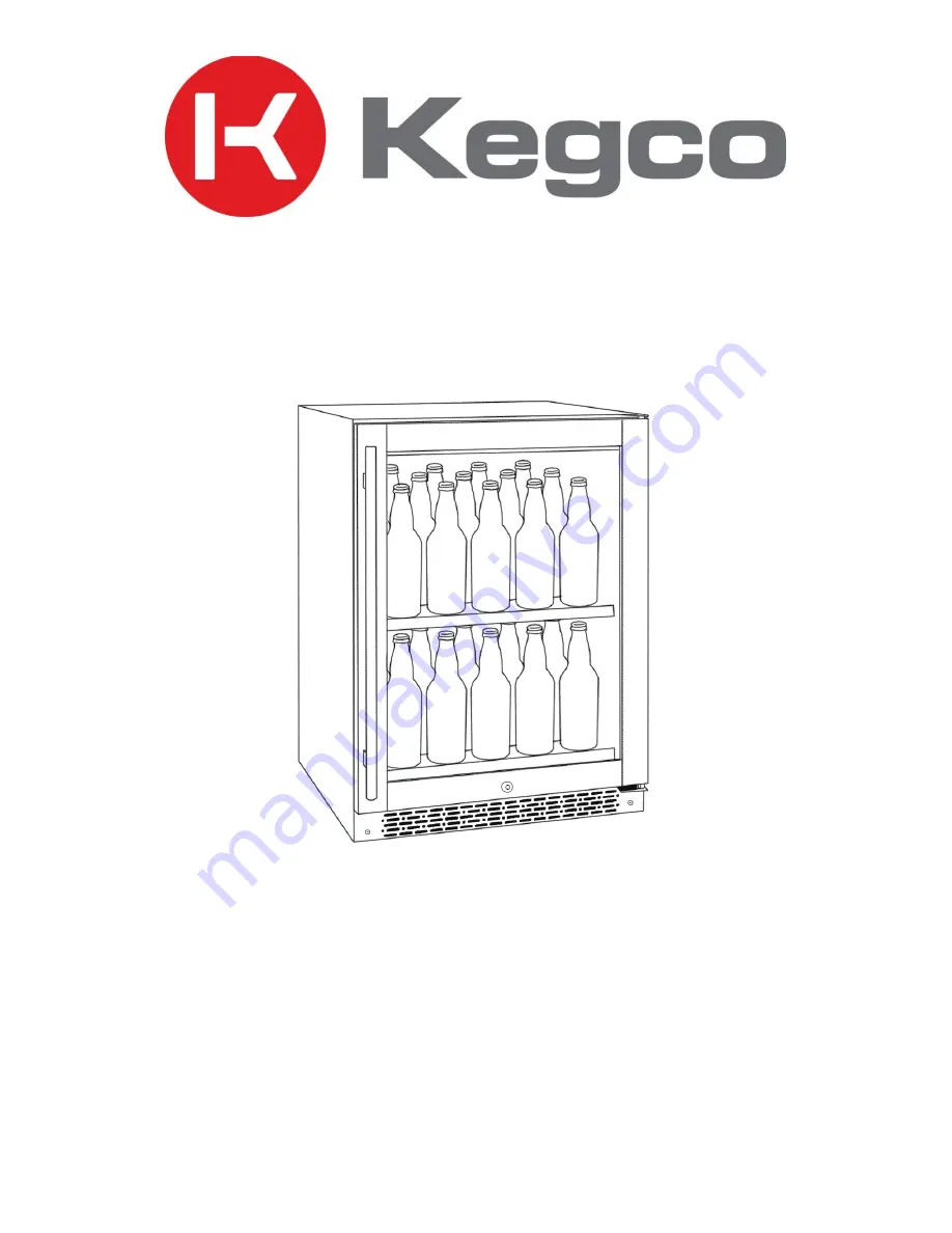 Kegco VSCB24 Instruction Manual Download Page 1