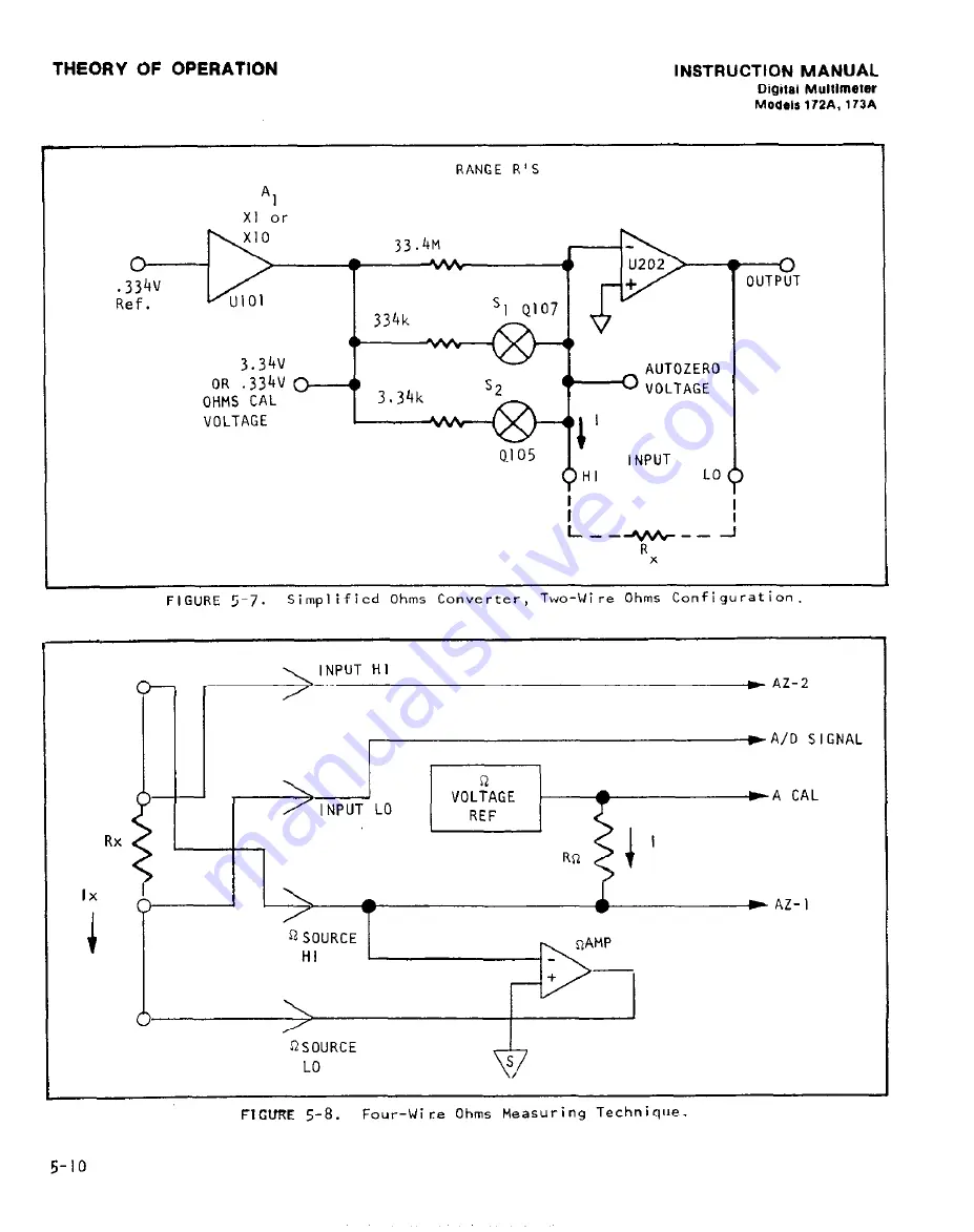 Keithley 172A Instruction Manual Download Page 60