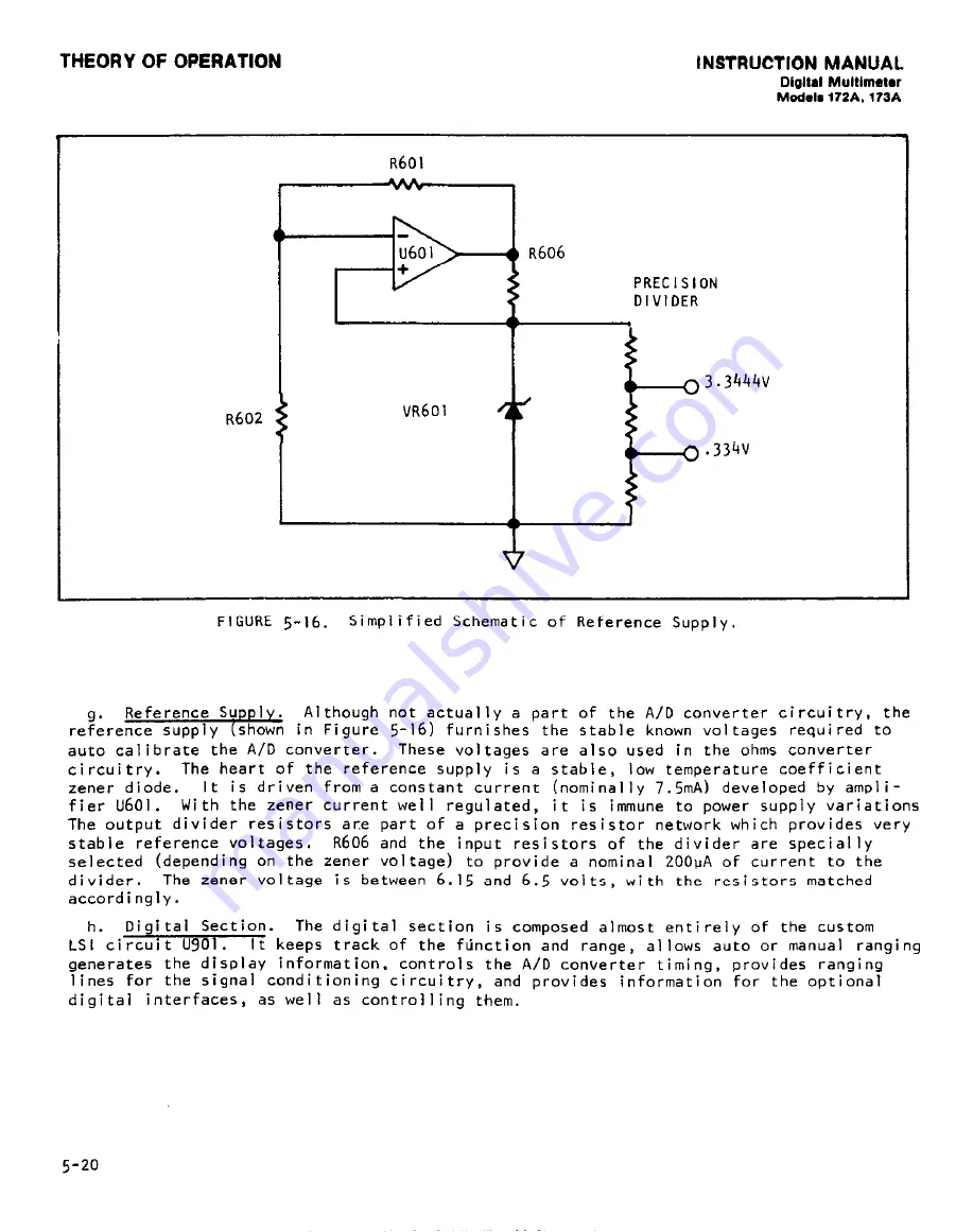 Keithley 172A Instruction Manual Download Page 70