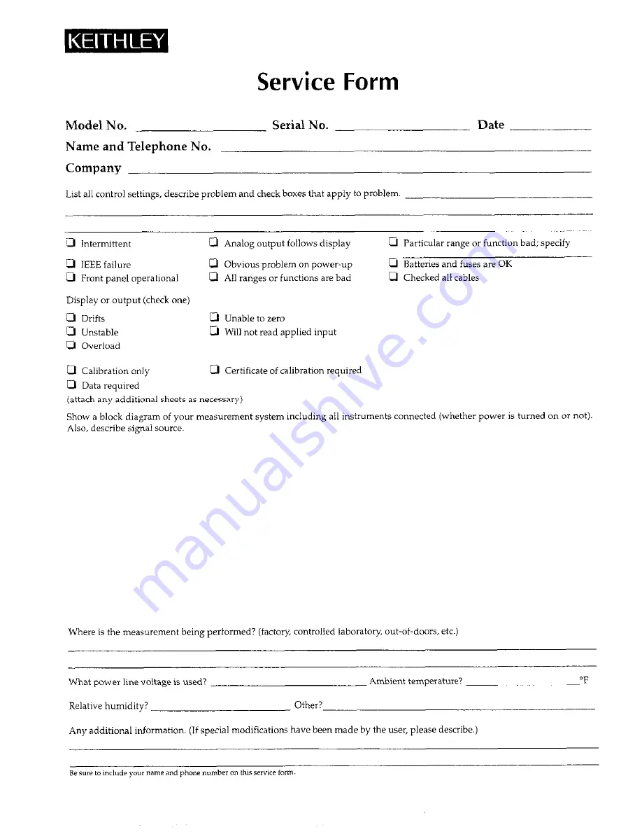 Keithley 197A User Manual Download Page 58