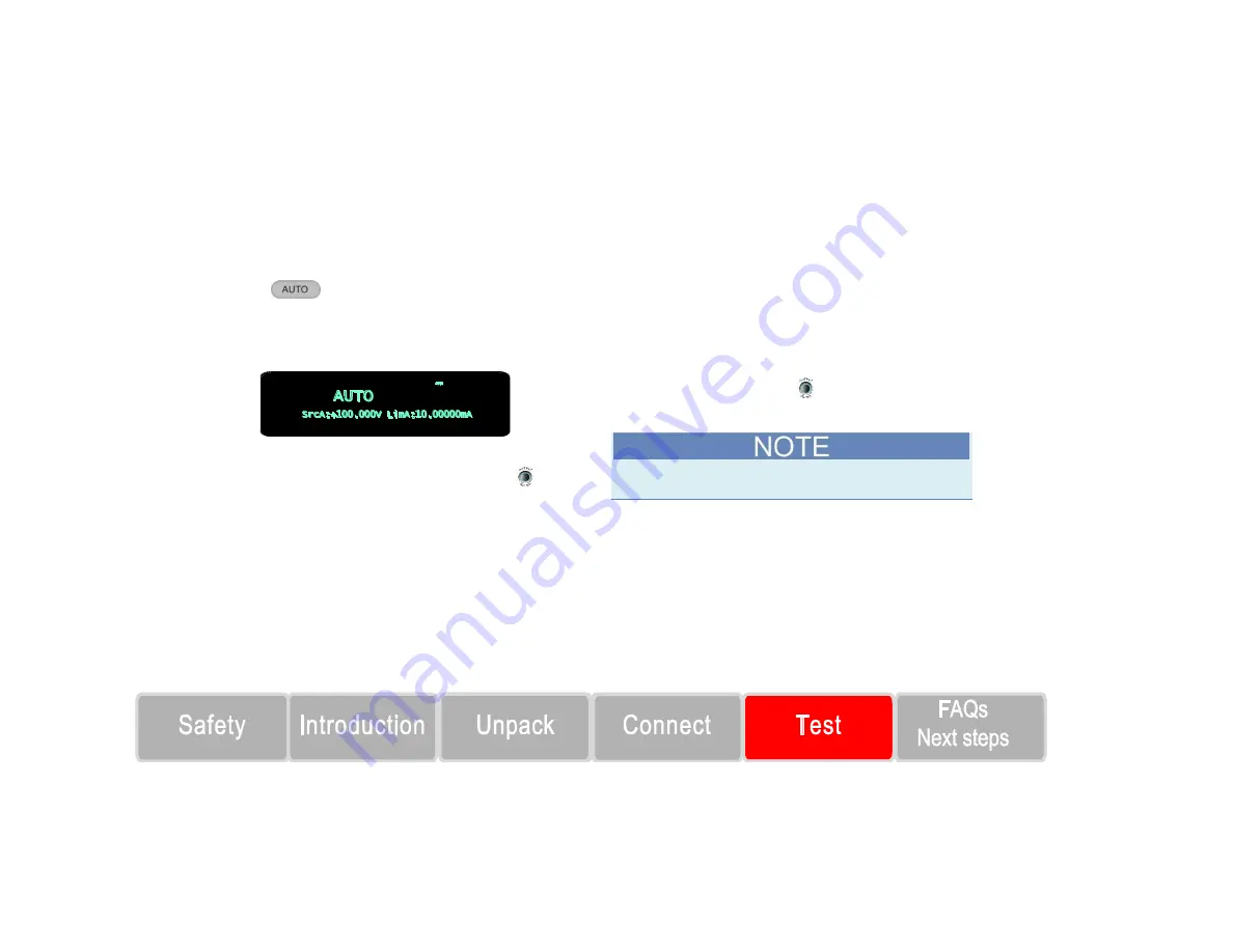 Keithley 2657A Quick Start Manual Download Page 17