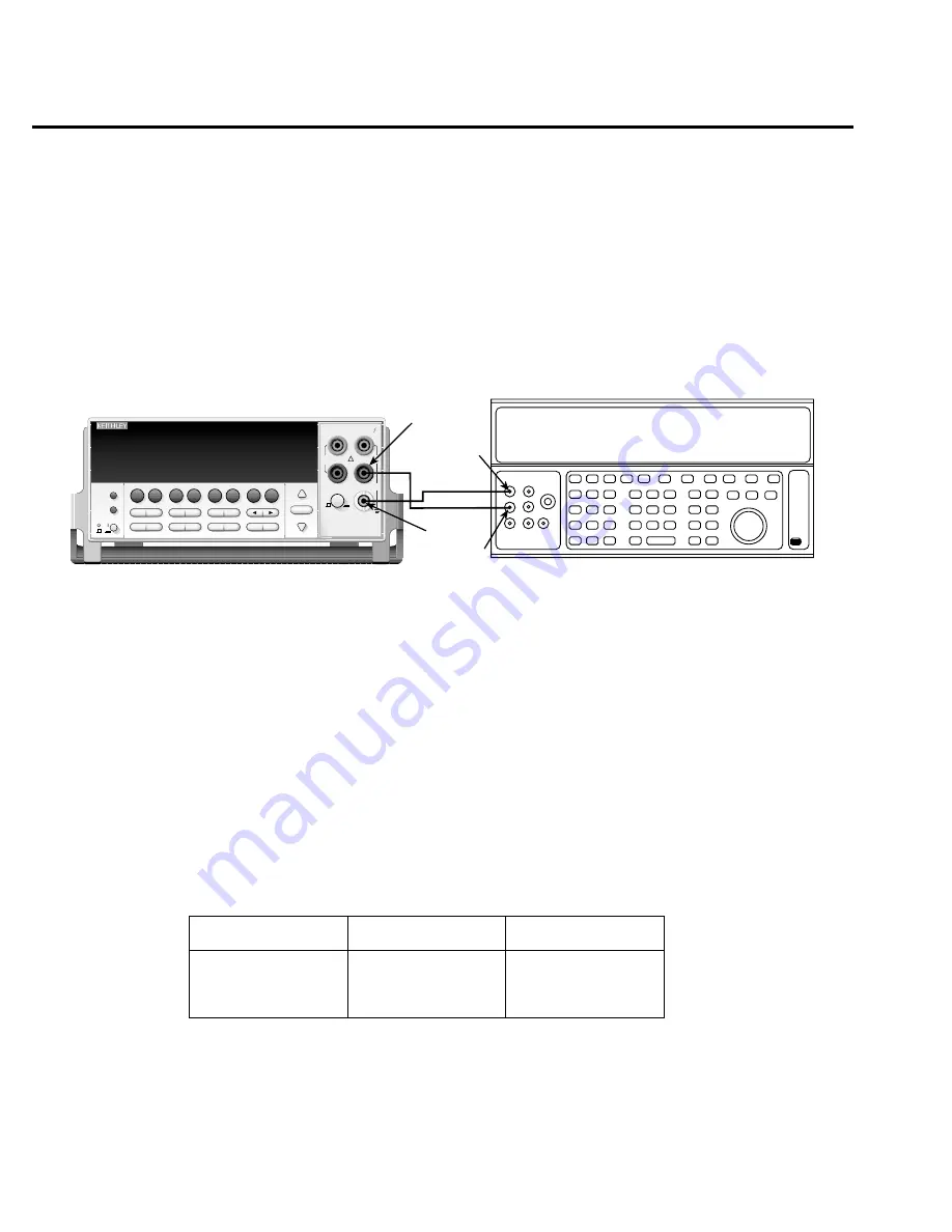 Keithley 2700 Скачать руководство пользователя страница 58