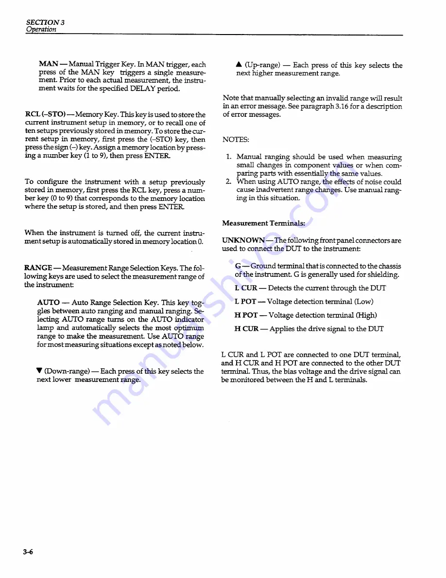 Keithley 3330 Operator'S Manual Download Page 27