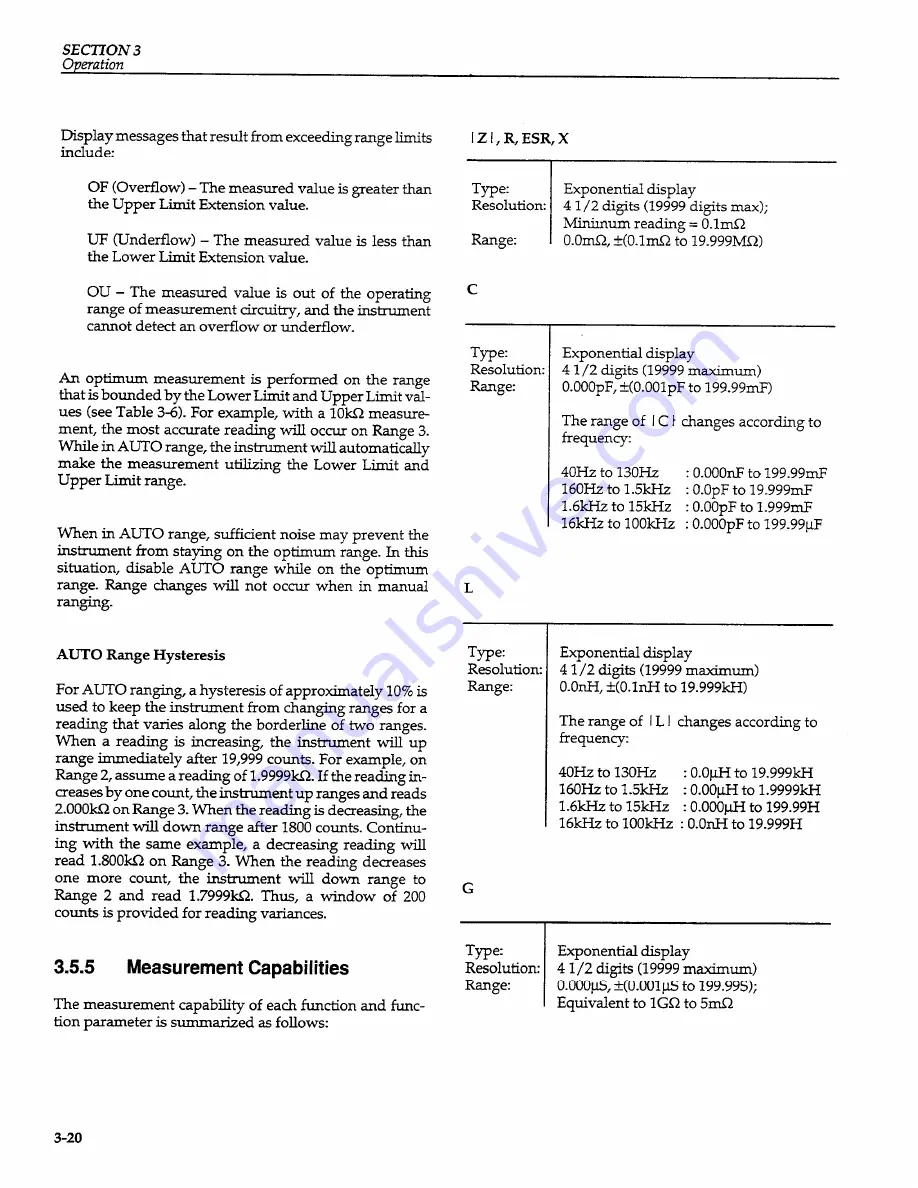 Keithley 3330 Operator'S Manual Download Page 41