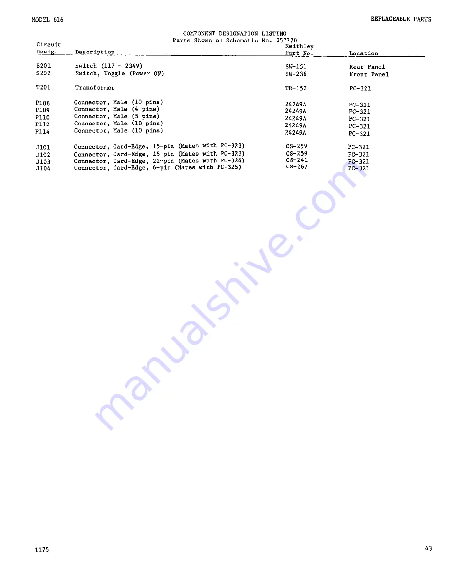 Keithley 616 Скачать руководство пользователя страница 48