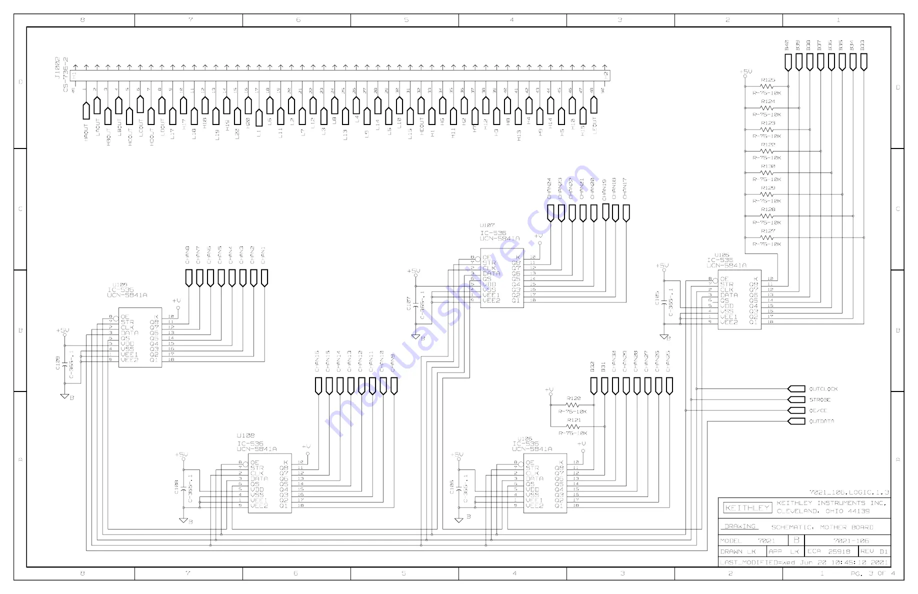 Keithley 7022 Instruction Manual Download Page 92