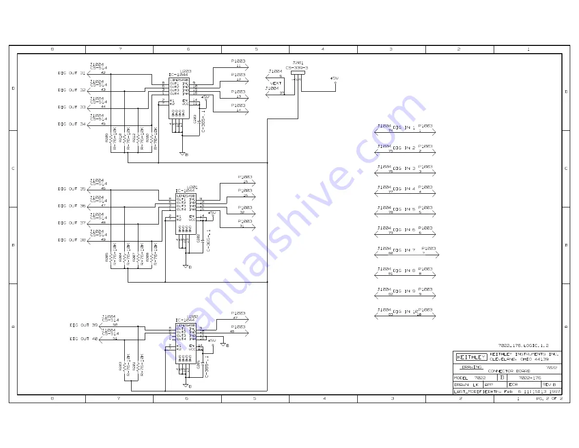 Keithley 7022 Instruction Manual Download Page 98