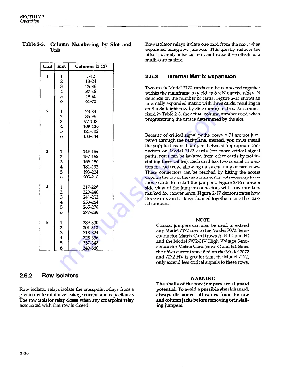 Keithley 7172 Скачать руководство пользователя страница 38