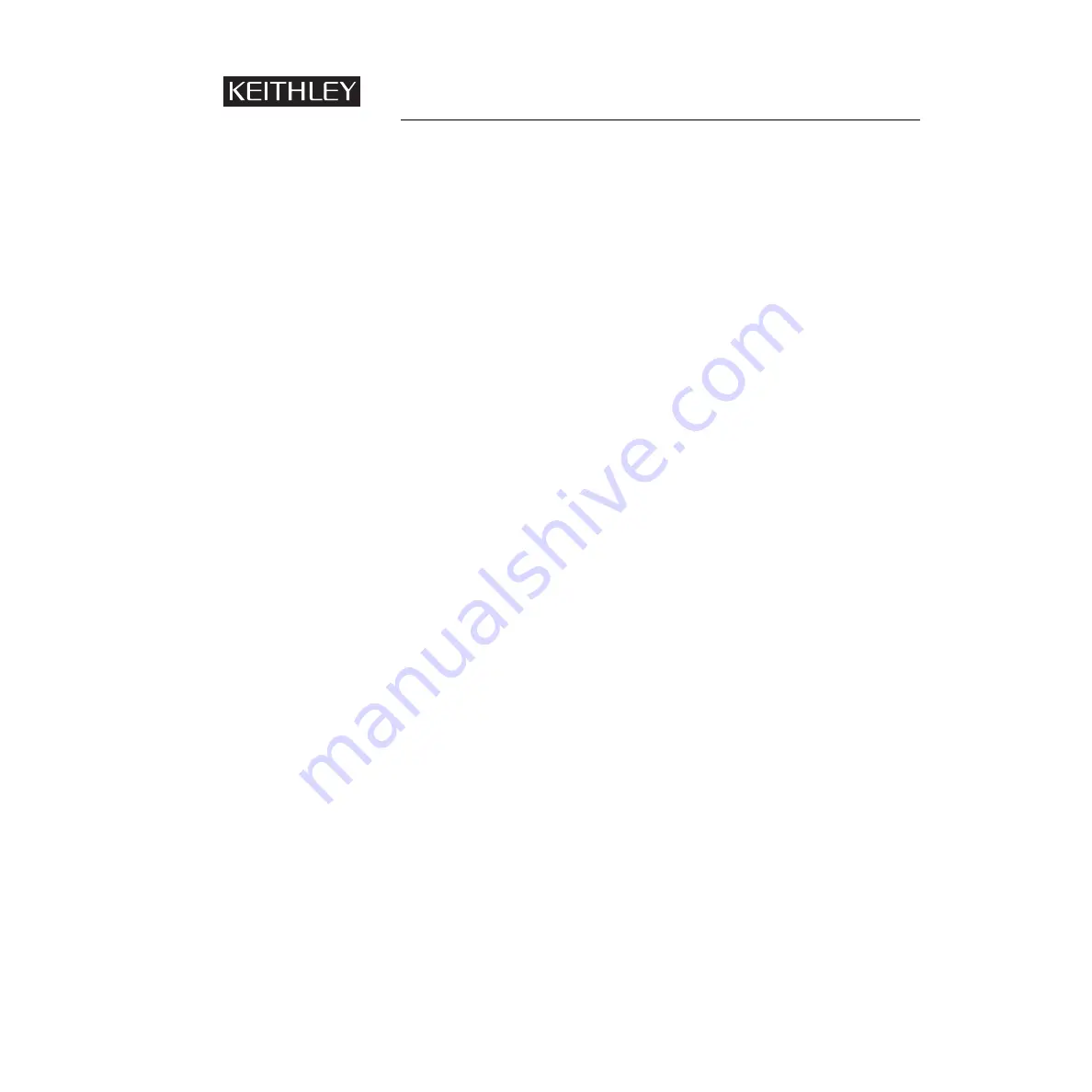 Keithley 7709 User Manual Download Page 4