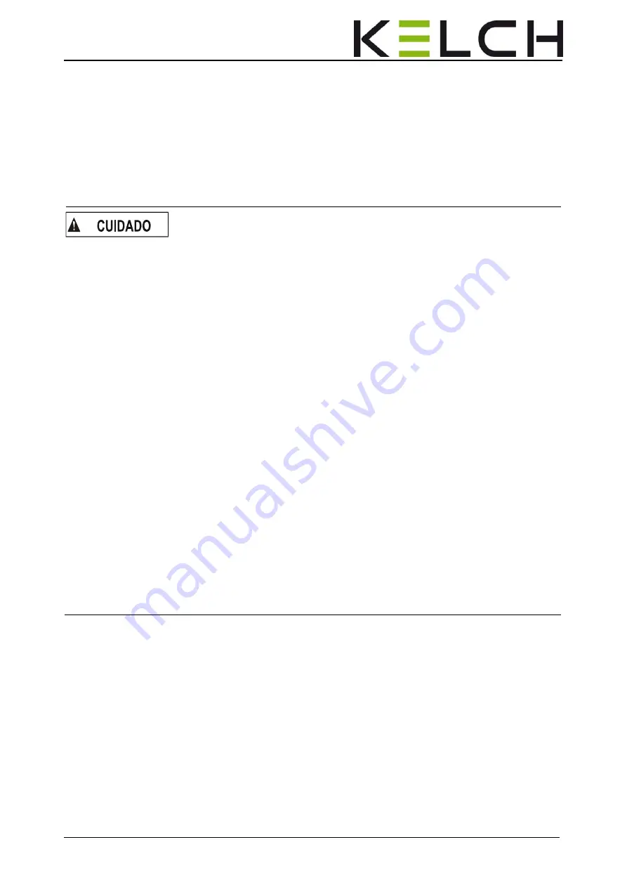 KELCH KENOVA set Line V224 Operating Instructions Manual Download Page 127