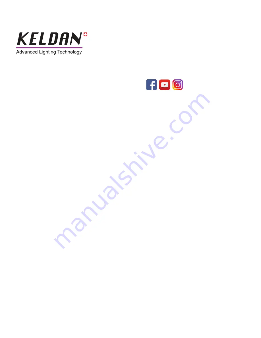 Keldan VIDEO 8XR Ambient 18000lm Operating Instructions Manual Download Page 7